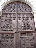 Wooden portal
