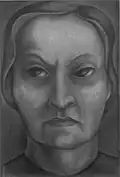 Portrait of Kroupskaia by Aurora Reyes Flores, 1930