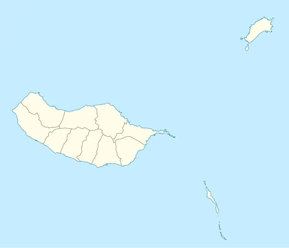 Praia da Calheta is located in Madeira