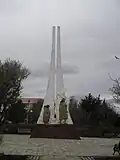 Monumento en la Plaza de Armas.
