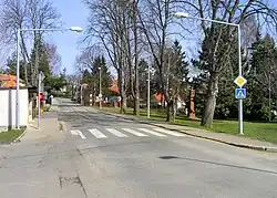 Květnového povstání street in Benice