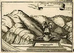 Kaninë Castle from the West