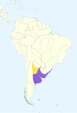Map of range