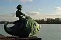 'Putto on the Fish' by Hermann Scheuernstuhl