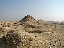 Heap of rubbles in the desert