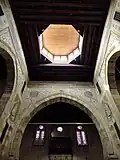 The ceiling over the central courtyard of the mosque