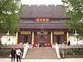 The Pilu Hall at Qixia Temple.