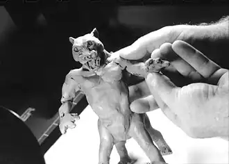 Cheetaur clay model