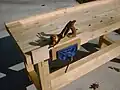 An inexpensive and easy to install iron vise
