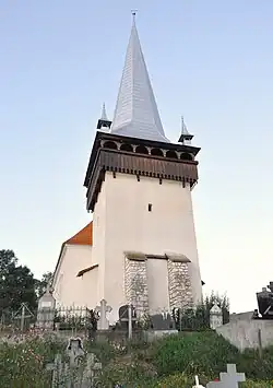 Archangels church in Mărgău