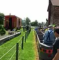 The World's Fair riding train.