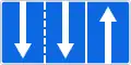 Traffic directions in traffic lanes