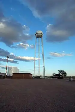 Ransom Canyon water tower, November 2009