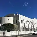 Rear view of former Vredehoek Shul, 2024