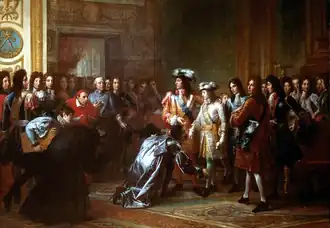 Image 59Recognition of the Duke of Anjou as King of Spain, under the name of Philip V, November 16, 1700 (from History of Spain)