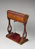 Portable or folding:[43] Physharmonica[45] (invented in 1818 by Anton Haeckl, Vienna)