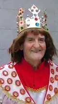 King Momo Waldemar five years before his death. (2008)