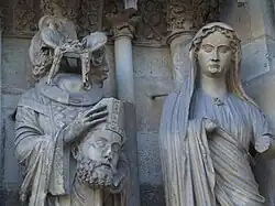 Cephalophore, Cathedral of Reims