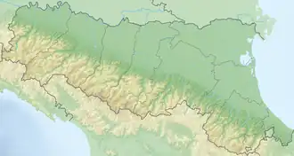 Porticoes of Bologna is located in Emilia-Romagna