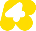 Rete 4's first logo from 1982 to 1991. First animated ident created by Roberto Shimose, from Globograph.