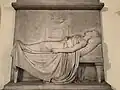 Monument by John Gibson, Via Fontanella Studio, Rome (for Richard John Uniacke, Jr., 1834)
