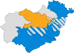2019 results map