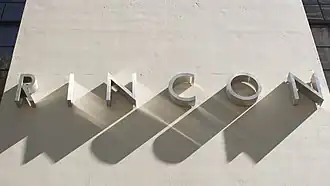 Detail of sign