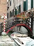 private bridge of the Poste Vecie, Rio de le Becarie