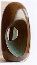 "Three Holes"; bronze, 30&nbsp;cm; Museum Villa Urpo; Ylöjärvi, Finland