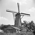 The mill is built on an artificial hill
