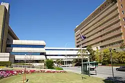 Royal Perth Hospital from Wellington Street
