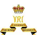 Regimental cypher.