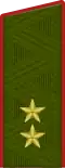 Генера́л-лейтена́нт Generál-leytenánt[43] (Russian Ground Forces)