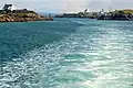 The channel dividing Rutland from Inishcoo (on the left)