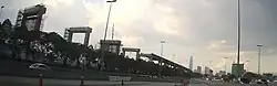 SPE Expressway under construction at Bandar Malaysia near East–West Link Expressway Kuala Lumpur–Seremban Expressway