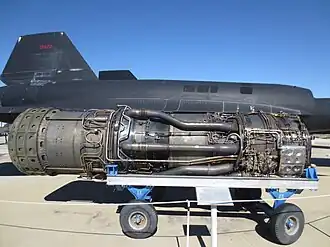 Bypass tubes on a Pratt & Whitney J58