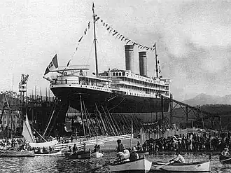Launch of Principessa Jolanda