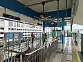 View of Tongkang LRT platforms
