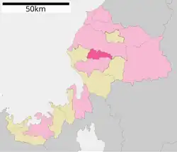 Location of Sabae in Fukui Prefecture