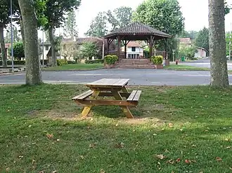 The bandstand in Saiguède