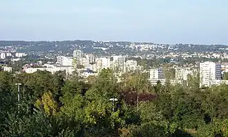A general view of Saint-Gratien from the Orgemont hill
