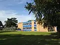 The school building