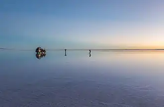 Uyuni salt flat.