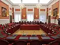 Salle des délibérations du conseil départemental de la Savoie.