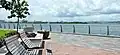 View of the bay from the pathway at Pier 8