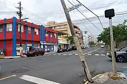 Looking north in Santurce