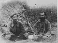 Kitanov and Gruev, the photo was taken two months before their death by Albert Sonnichsen
