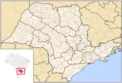 Location of Praia Grande