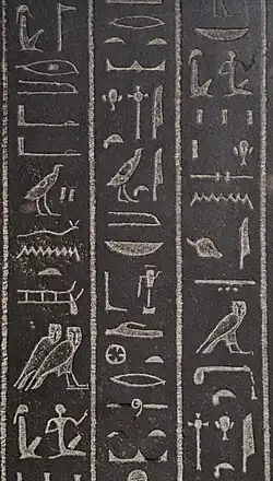 Sarcophagus inscribed for Ankhnesneferibre, Divine Adoratrice of Amun God's Wife of Amun