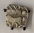 Saurasena coin, 400–300 BCE.